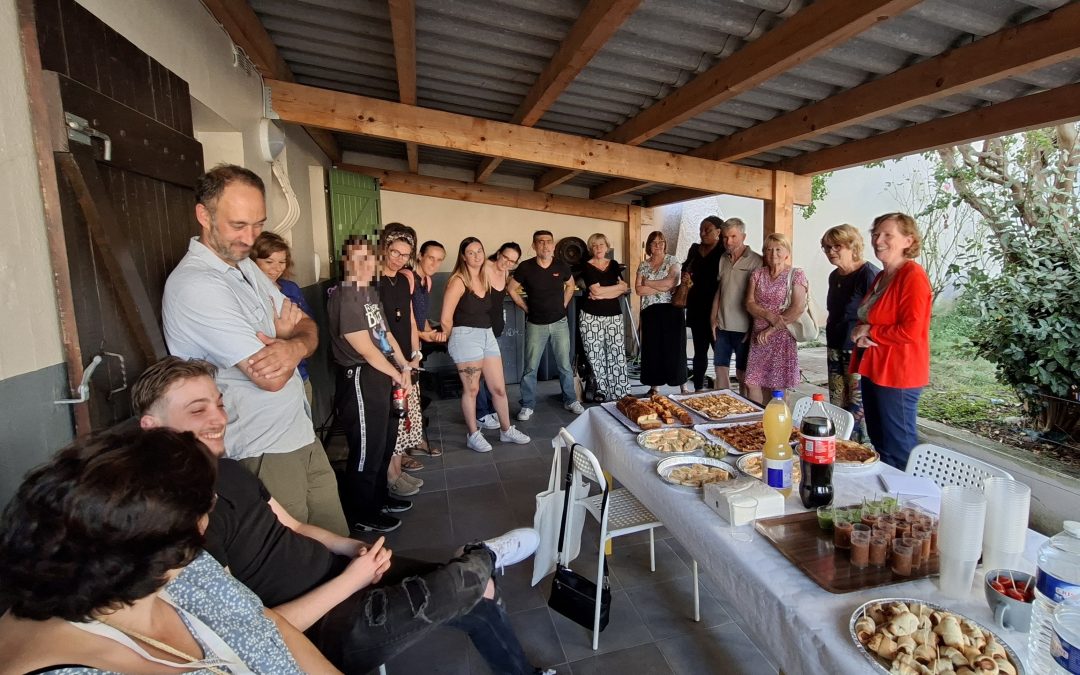 On fête l’envol de l’un de nos résidents